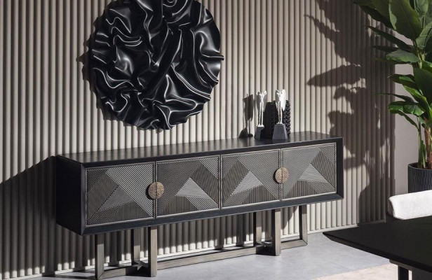 Console en bois moderne