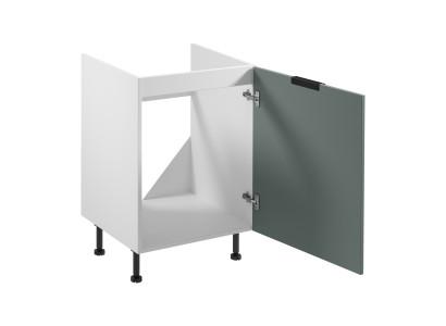 Robinet de cuisine mobile avec finition en bois