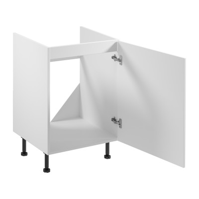 Armoire de cuisine modulaire mobile et blanche