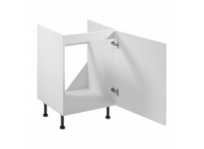 Armoire de cuisine modulaire mobile et blanche