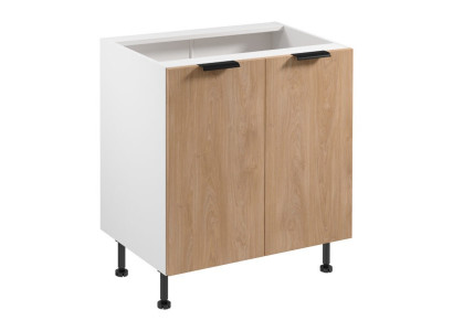 Cuisine mobile avec portes, blanche