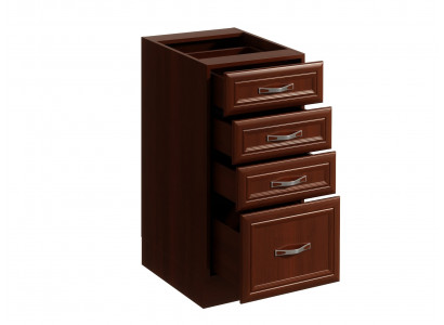 Mobilier avec tiroirs sous le plan de travail, meuble de cuisine