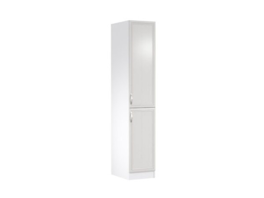 Armoire de cuisine haute blanche sous le plan de travail