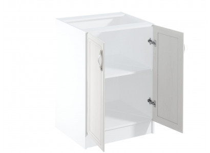 Base mobile avec étagère et portes doubles