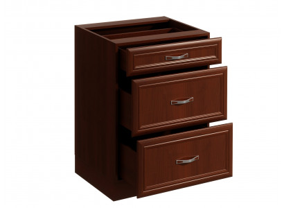 Table de cuisine mobile avec 3 tiroirs