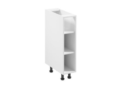 Armoire de cuisine étroite avec étagère ouverte