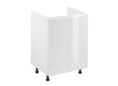 Meuble de lavabo laqué blanc