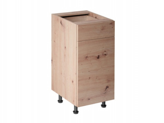 Meuble de cuisine avec portes et étagères