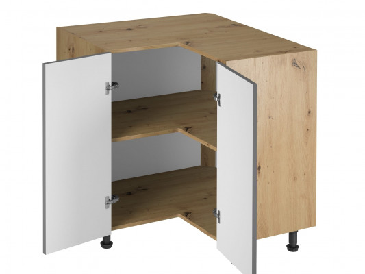 Meuble de cuisine mobile en coin