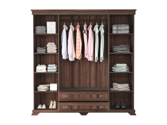 Armoire Kangaskaappi avec tiroirs et porte-vêtements