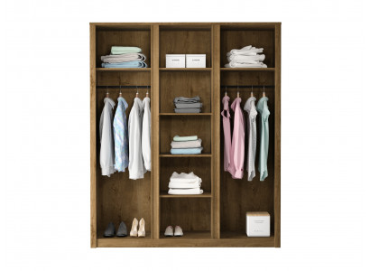 Boîte en toile avec porte-vêtements, multifonctionnelle