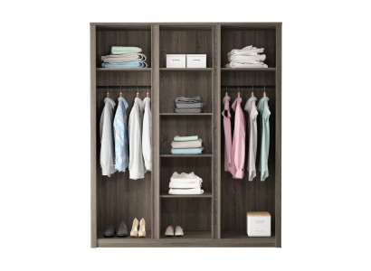 Armoire de chambre à coucher, polyvalente, en bois