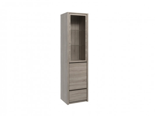 Vitrine moderne élégante grise