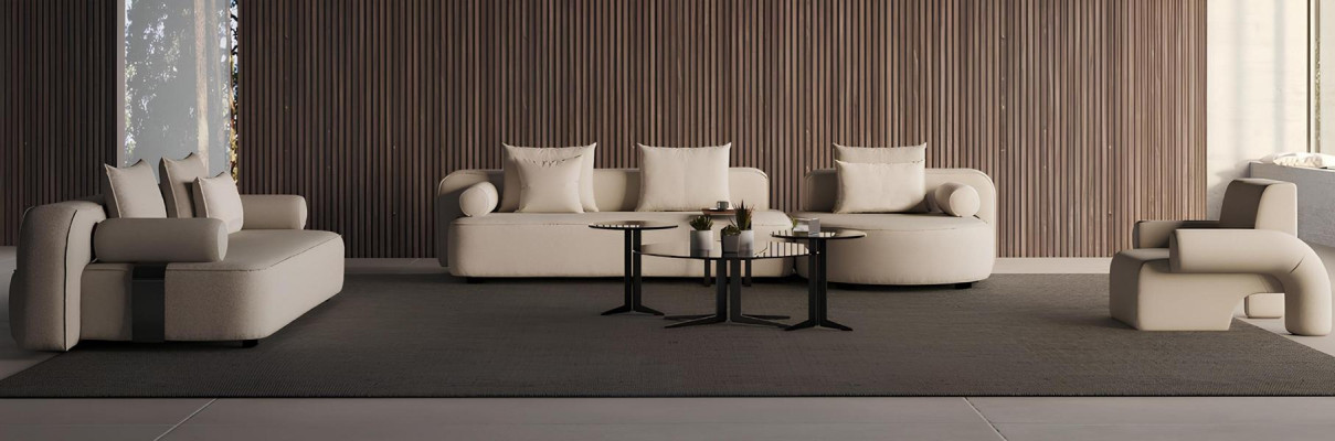 Canapé élégant et confortable 2x