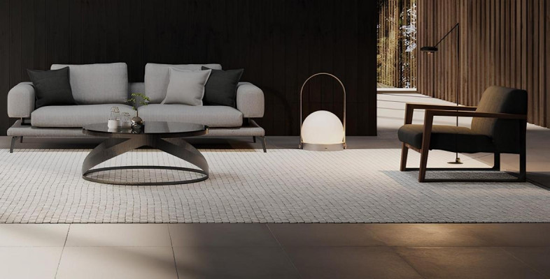Canapé avec fauteuil avec technologie de confort dans chaque siège