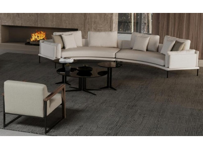 Canapé et fauteuil avec un confort esthétique