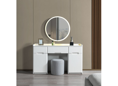 Table de maquillage compacte moderne pour chambre