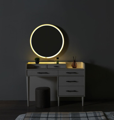 Commode moderne en bois avec miroir pour la chambre