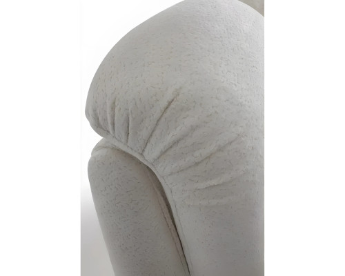 Lit blanc élégant avec matelas moderne