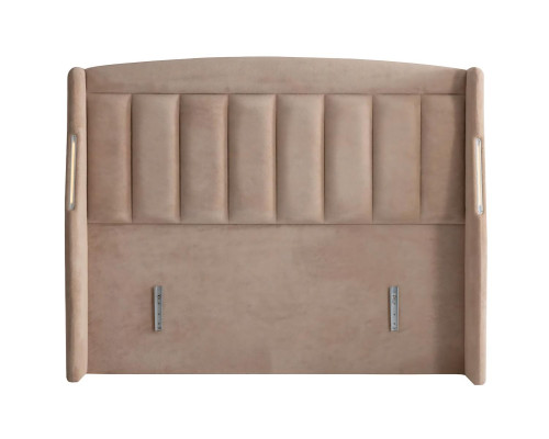 Lit en bois élégant avec matelas en textile et en bois