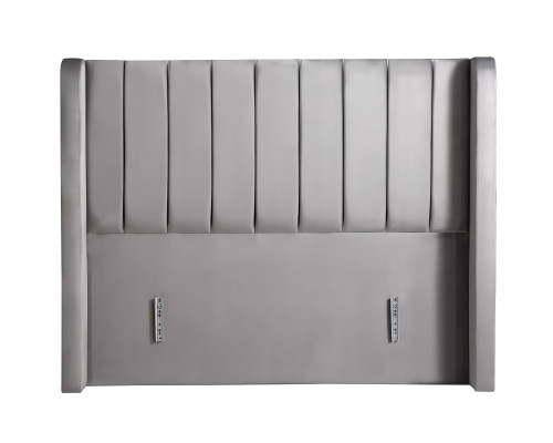 Lit élégant avec matelas en tissu beige