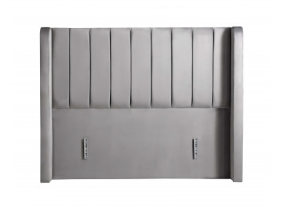 Lit élégant avec matelas en tissu beige