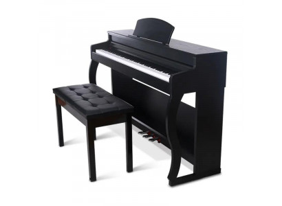 Piano numérique noir brillant pour la maison