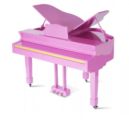 Piano numérique brillant en rose