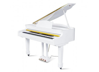 Piano blanc brillant