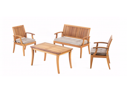 Ensemble de meubles de jardin confortable et élégant pour votre terrasse