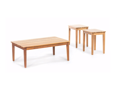 Table basse moderne élégante pour terrasse