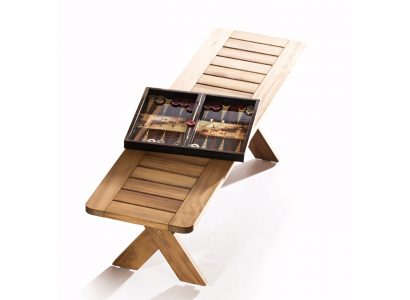 Banc avec beauté et fonctionnalité dans les détails