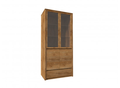 Buffet vitrine avec porte et tiroir