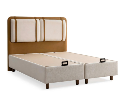 Des couleurs claires et neutres rendent le lit polyvalent.