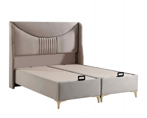 Un lit moderne avec matelas embellit n'importe quelle chambre.