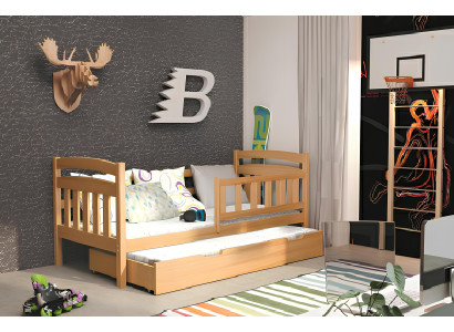 Lit superposé à charges LETTO A CASTELLO Lit en bois massif LETTO DOPPIO Canapé-lit 2 lits Nouveau KACPER2