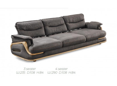 Canapé Canapé Tapisserie Trois canapés de luxe Design italien Canapé 3 places