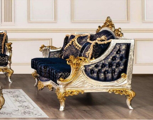 Ensemble de canapé 3+3+1+1 Table basse Canapés classiques Fauteuil de luxe neuf Ensemble de 5 pièces