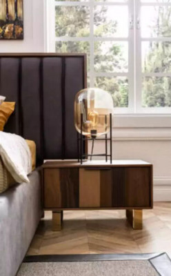 Tables de chevet rectangulaires Table de chevet en bois Table de chevet Chambre Table d'appoint