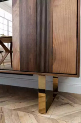 Ensemble complet Table à manger 4x chaises Salle à manger Ensemble de salle à manger Groupe de cuisine Buffet 7 pièces