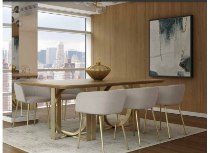 Groupe Fauteuil Chaise de salle à manger Chaises de salle à manger Fauteuil Suite Ensemble de 6 Fauteuil