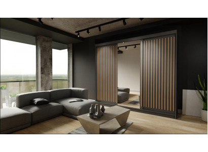 Armoire de chambre classique de luxe en bois de style moderne