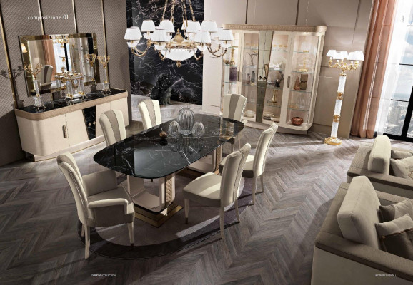 Vitrine de luxe vitrine de magasin vitrines en verre armoire moderne beige étagère buffet nouveau