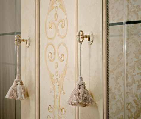 Vitrine de meubles de luxe italiens présentoir armoire placard design en verre garde-robe