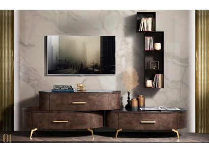 Meuble TV Armoire TV Table Salon Commode Meuble TV en basse Sideboard Bois Mobilier Moderne