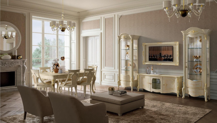 Vitrine Armoire en verre Vitrines Salon Vitrines Meubles italiens neufs