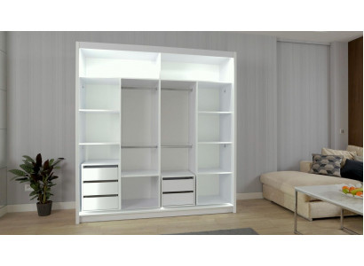Armoire armoires unité murale d'armoires 2 portes bois nouveaux meubles de chambre