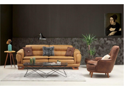 Suite Canapé Ensemble Canapé Luxe Complet et Ensemble de Canapé 3+1 Place Fauteuil