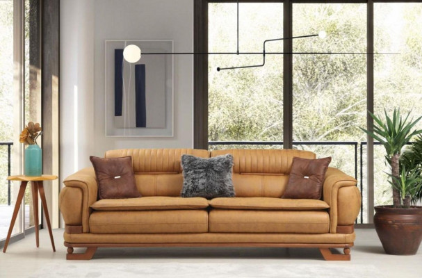 Suite Canapé Ensemble Canapé Luxe Complet et Ensemble de Canapé 3+1 Place Fauteuil