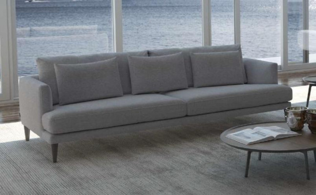 Groupe de rembourrage gris Ensemble de canapé Ameublement de canapé Mobilier de luxe nouveau
